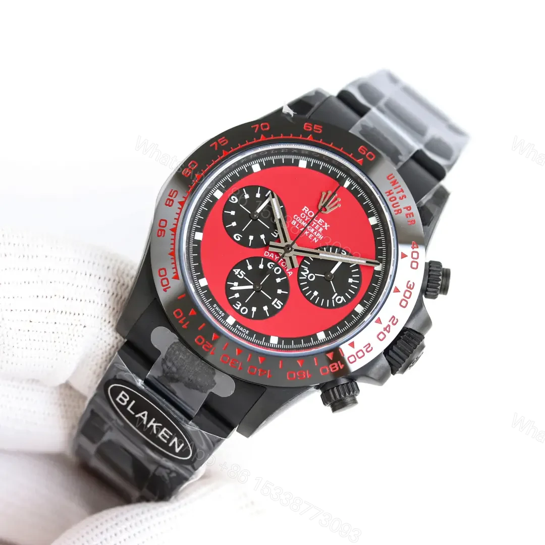 View 3 of Rolex Daytona Red Dial Black Ceramic Bezel 40mm ROLEX-DAYTONA-RED-BLK-CER-40