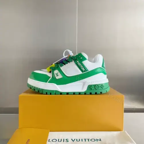 View 5 of LOUIS VUITTON LV TRAINER MAXI SNEAKERS IN GREEN – LSVT333