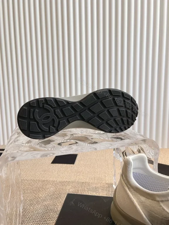 View 4 of Chanel-Inspired Silver Runner: All-Day Comfort Sneakers