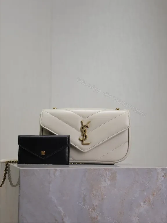 Quilted Leather Crossbody with YSL Hardware â€“ Luxury Everyday — view 1