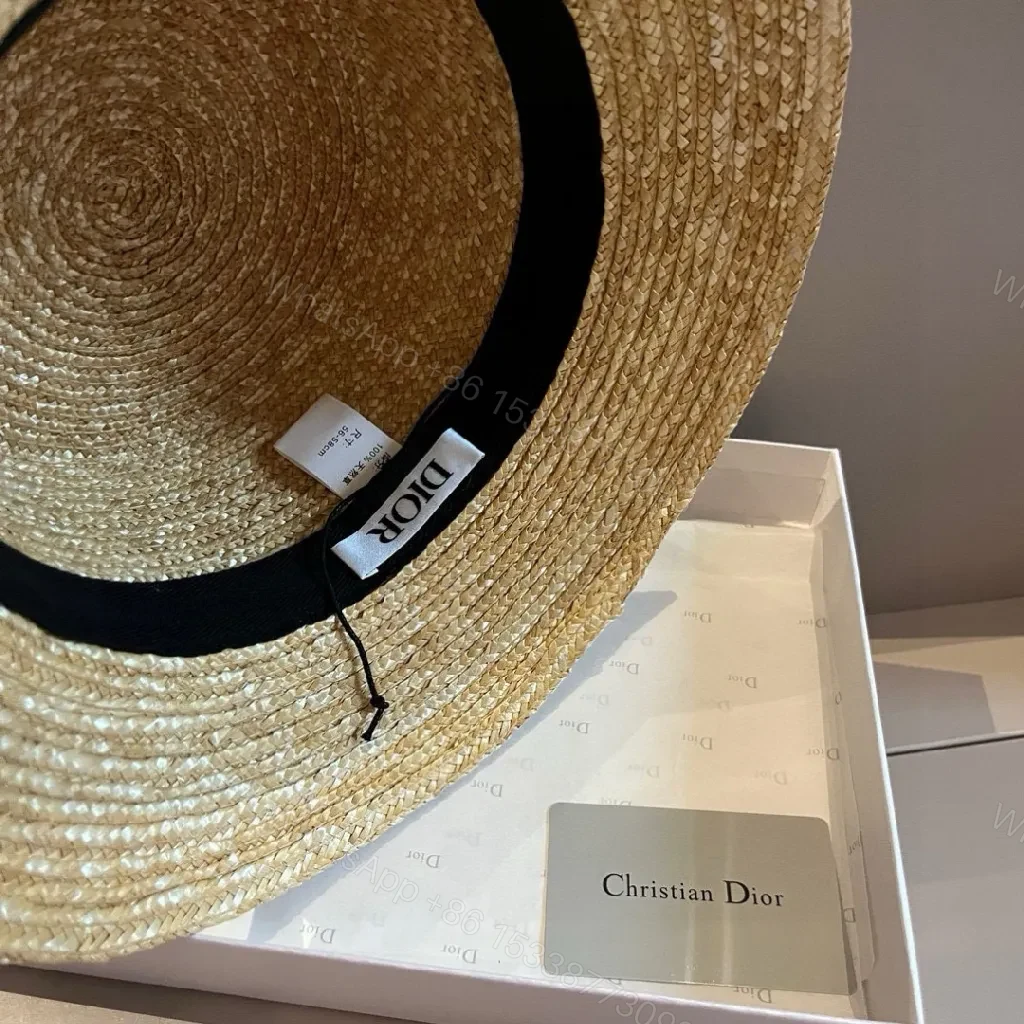 View 6 of Straw Hat + Straw + Luxe + Bold Band + Hat