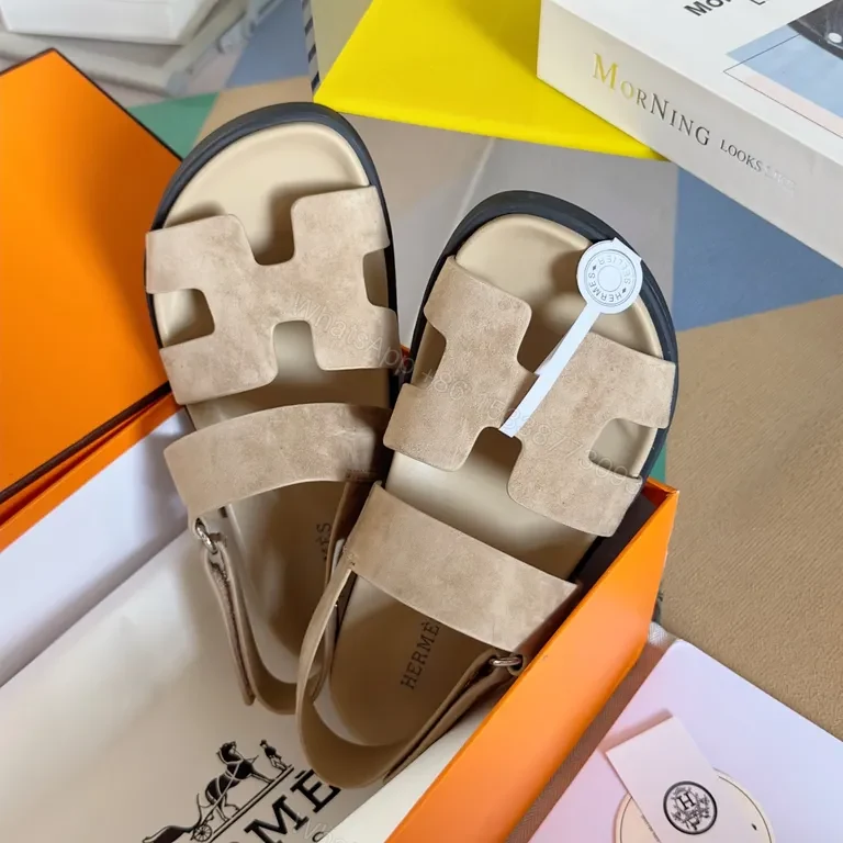 View 9 of Elegant Suede Sandals: Architected Comfort for All-Day Style