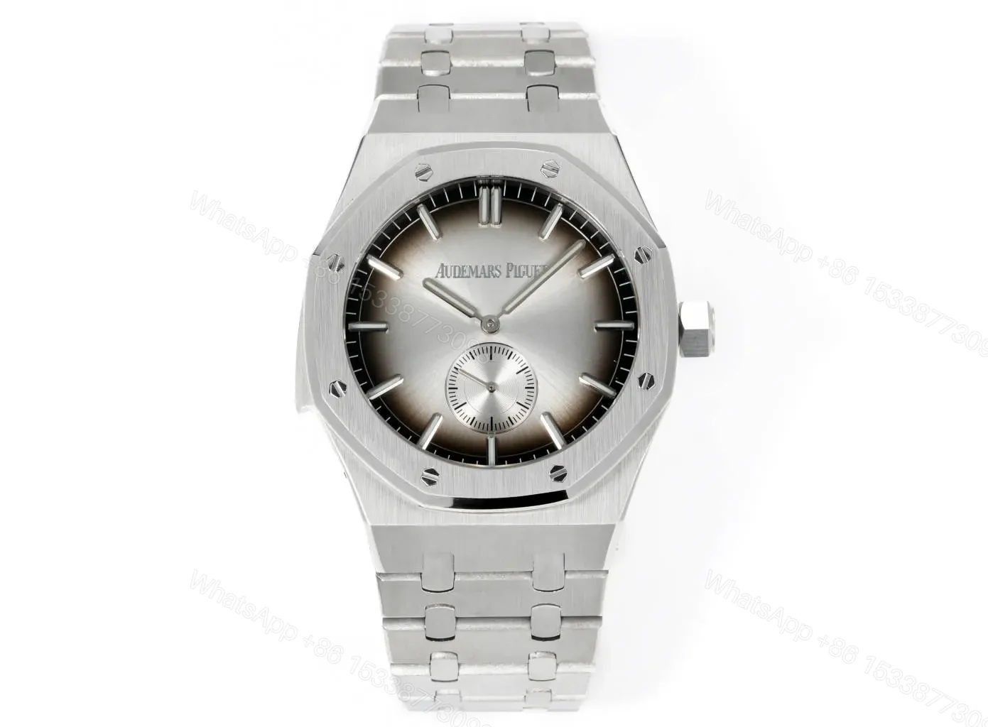 Audemars Piguet Royal Oak 26591IP Series Men’s Watch – Silver Stainless Steel with Gradient Grey Dial — view 1