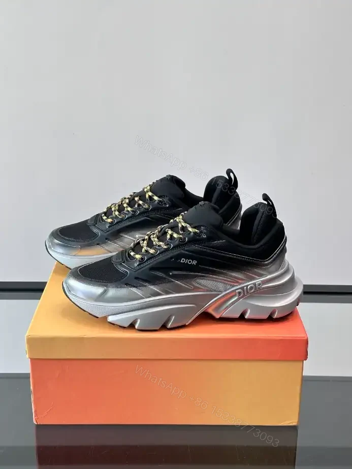 View 5 of DIOR B44 BLADE SNEAKERS GRADIENT BLACK AND SILVER-TONE – CD211