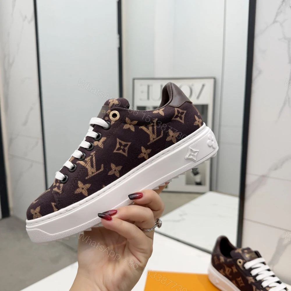 View 7 of Louis Vuitton Time Out Sneaker Brown 1Aivbl