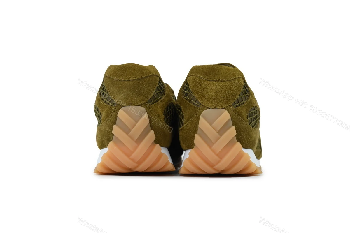 View 2 of Bottega Veneta Orbit Suede Green