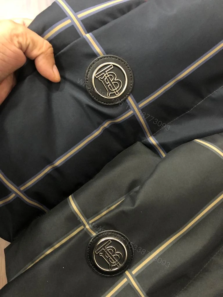 View 10 of First Copy Burberry Half Sleeves Puffer Jacket