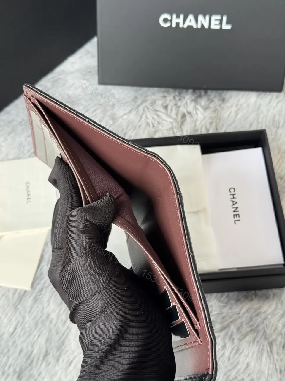 View 5 of Quilted Leather Wallet—Compact Luxury, Everyday Practicality