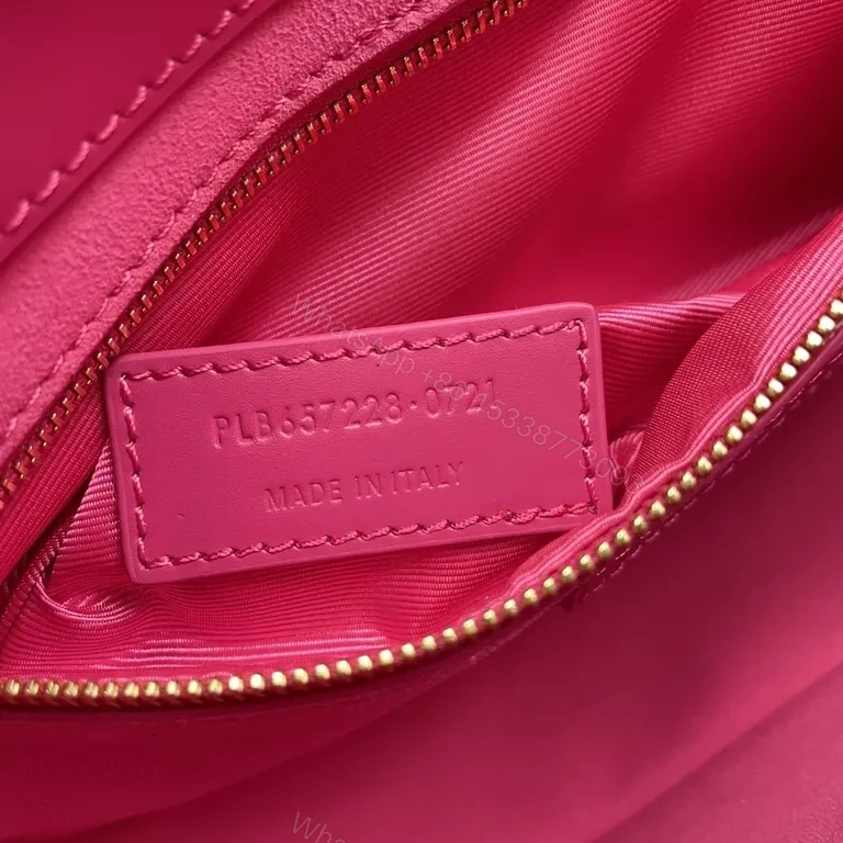 View 5 of Magenta Leatherette Saddlebag: Luxe, Compact, Allâ€‘Day Versatility