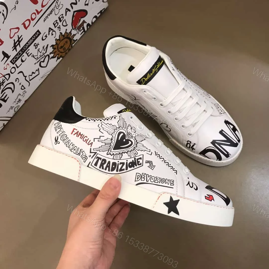 View 6 of DOLCE & GABBANA CALFSKIN NAPPA PORTOFINO SNEAKERS – DG29