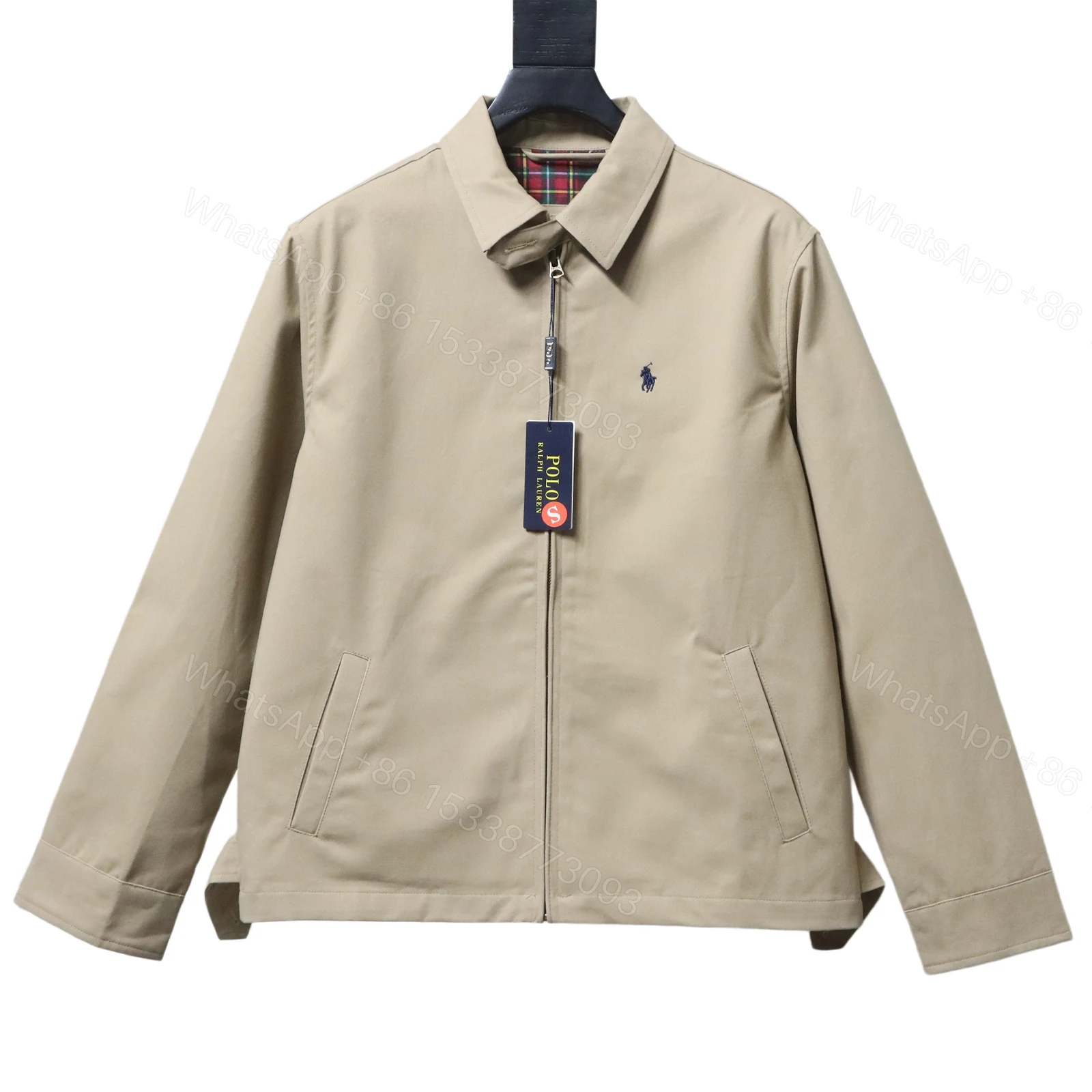 View 11 of Polo Ralph Lauren Vintage Clasp Chain Coat khaki