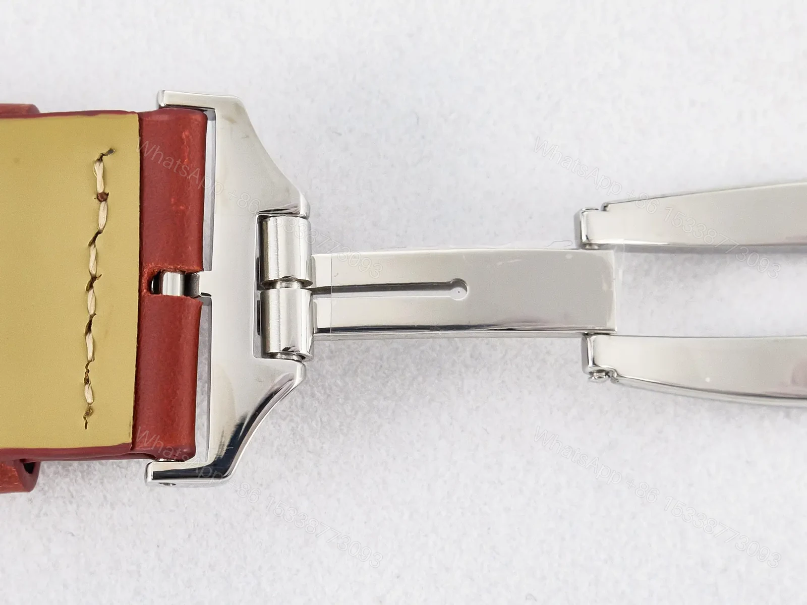 View 27 of Reverso Classic Duoface Small Seconds SS MGF Best Edition White Guilloché Dial on Red Leather Strap A854A