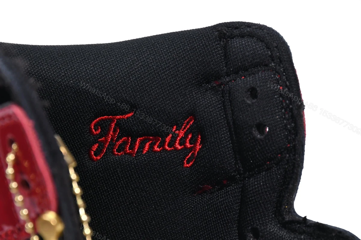 View 3 of Air Jordan 1 High OG Bred Patent 555088-063