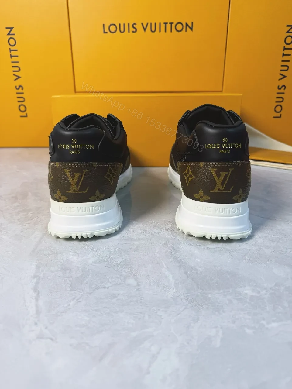 View 5 of Monogram Luxe Runner: Leather, Mesh, Central Monogram, All-Day Comfort Sneakers