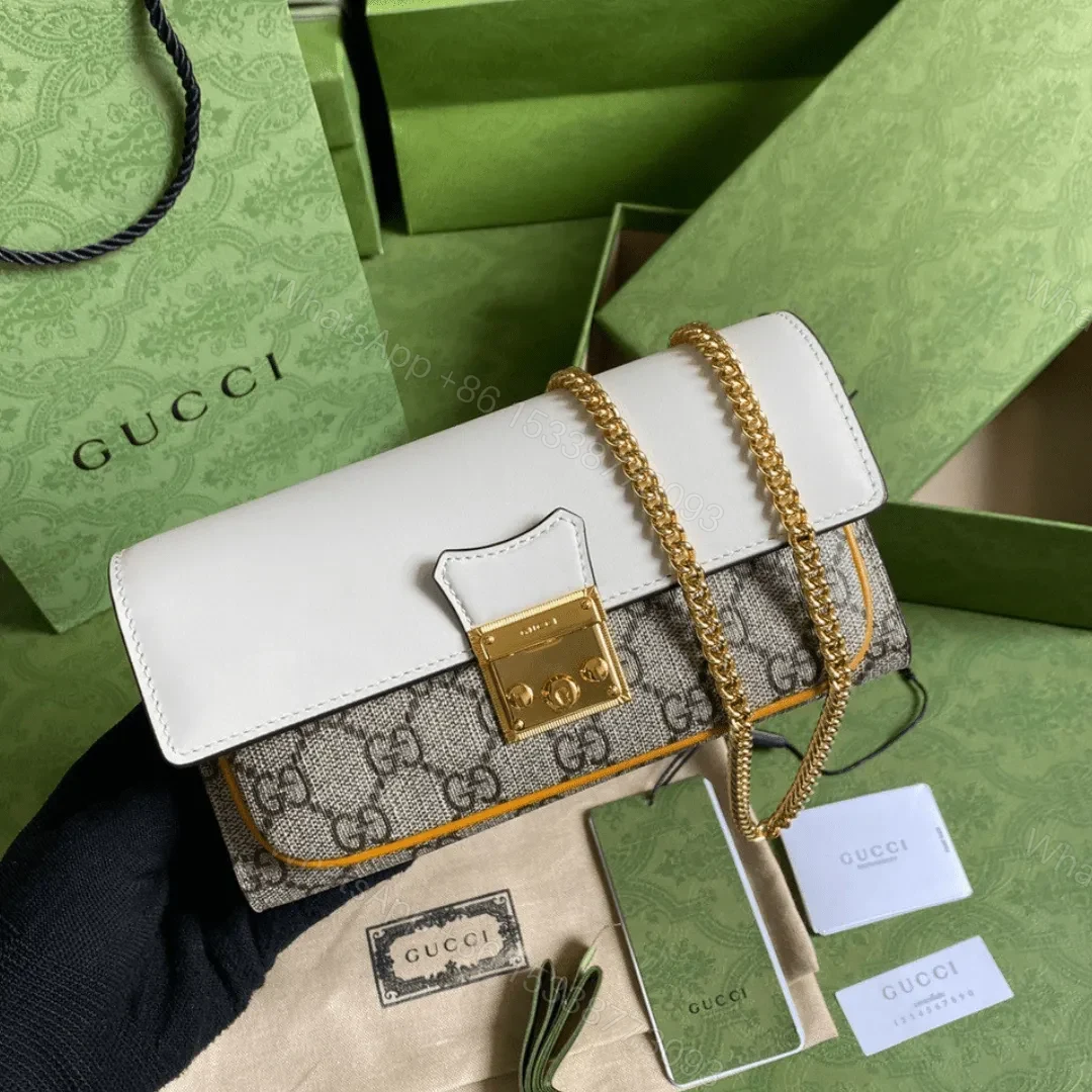 Gucci Clutch Women’s Crossbody Bag with High Quality Monogram Pattern 19x10cm — view 1