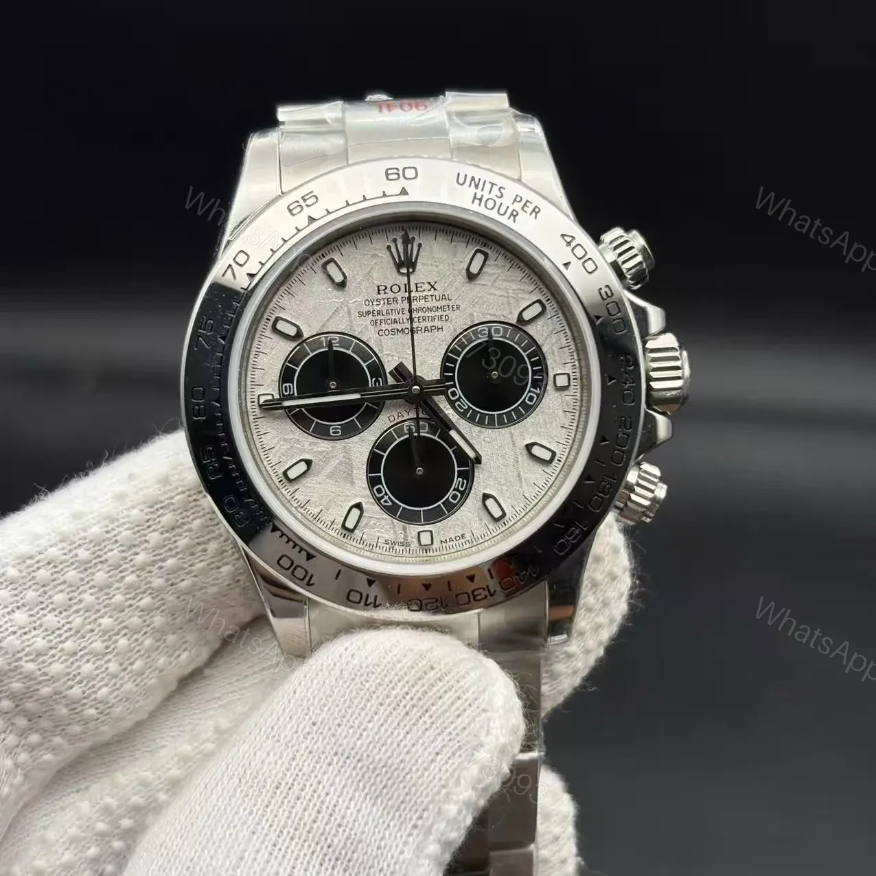 View 2 of Rolex Daytona 116519 Meteorite Watch Super Clone Replica