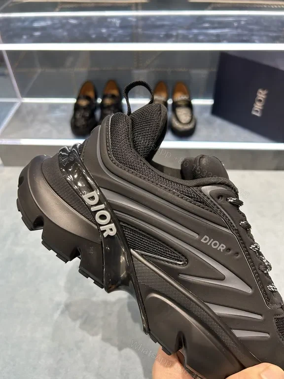 View 2 of Black Premium Dior-Inspired High-Top Sneaker with All-Day Comfort
