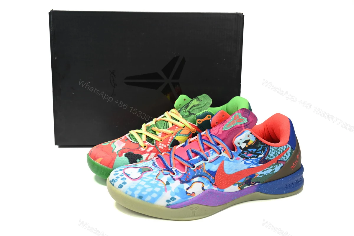 Nike What The Kobe 8 Electric Orange/Deep 635438-800 — view 2