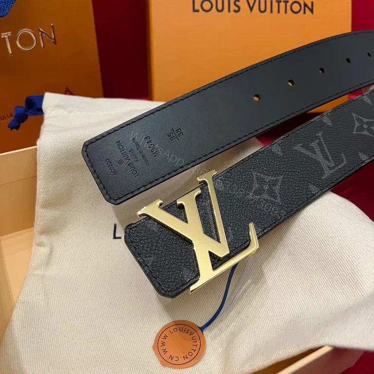 View 8 of Refined Monogram Belt: LV Craftsmanship, Everyday Luxe, Black Leather
