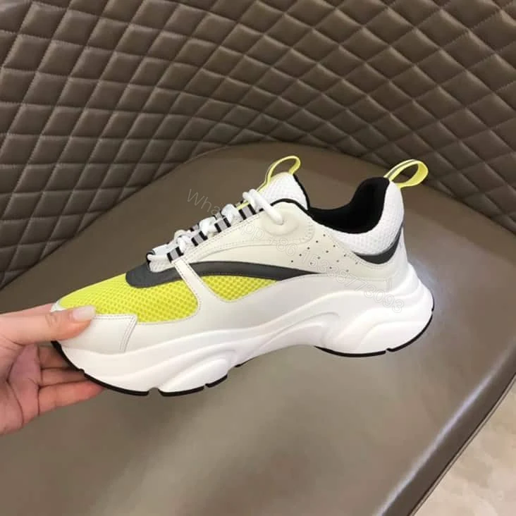 View 3 of B22 SNEAKER TECHNICAL MESH WITH AND CALFSKIN – CD97