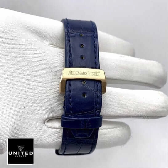 View 3 of Audemars Piguet Blue Leather Replica