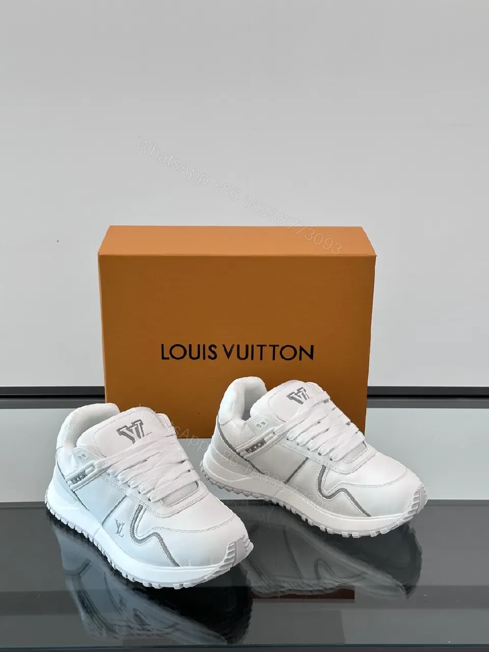 View 6 of White Leather Luxe Sneaker | Premium Comfort, Subtle Logo, All-Day Wear