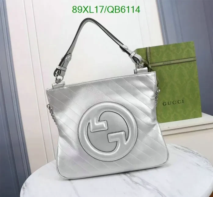 View 19 of Gucci Knockoff Brown Blondie Small Shoulder Bag QB61144 – Iconic Interlocking G Design