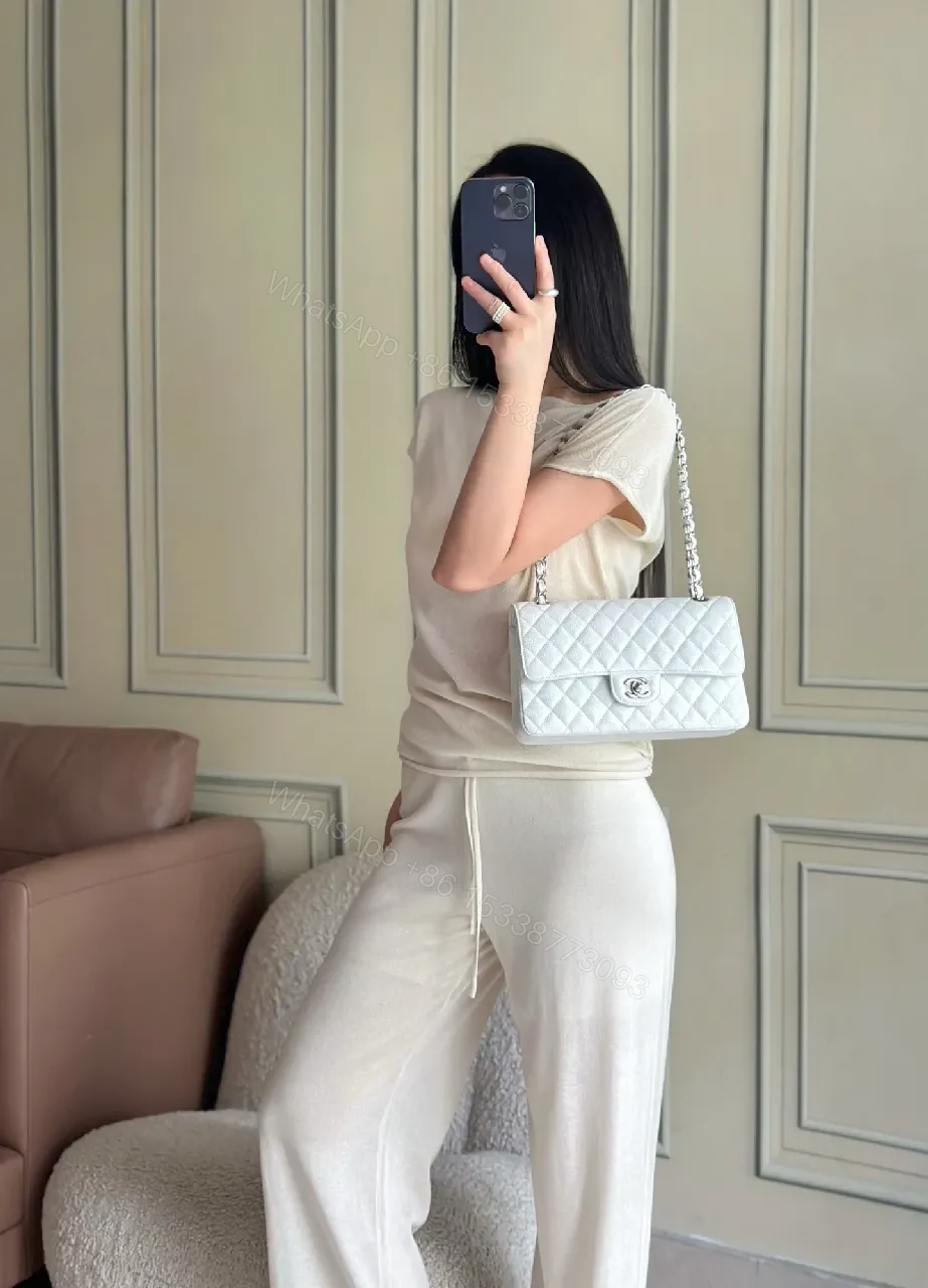View 2 of Quilted Silver-Chain Shoulder Bag: Luxe, Compact, Everyday