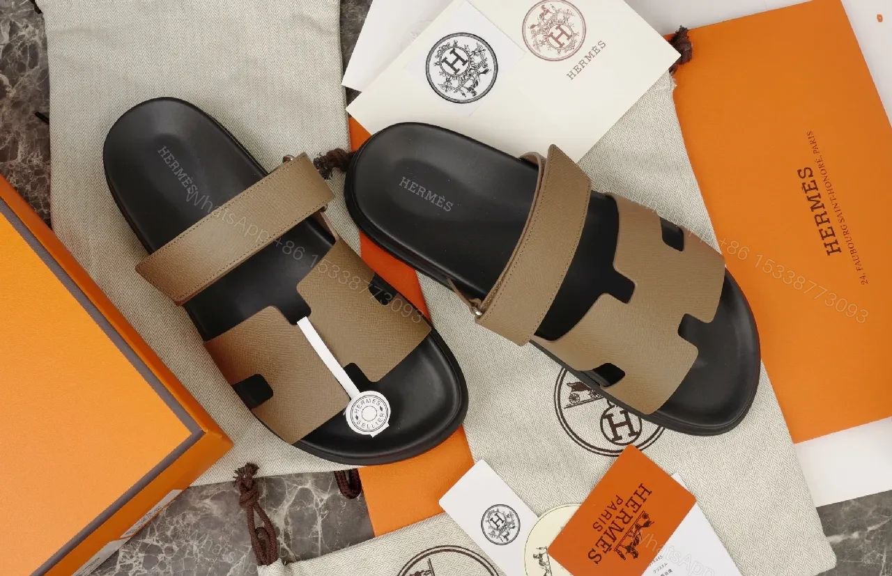 View 5 of Taupe Leather Arch-Stride Sandals: Luxe Everyday Comfort