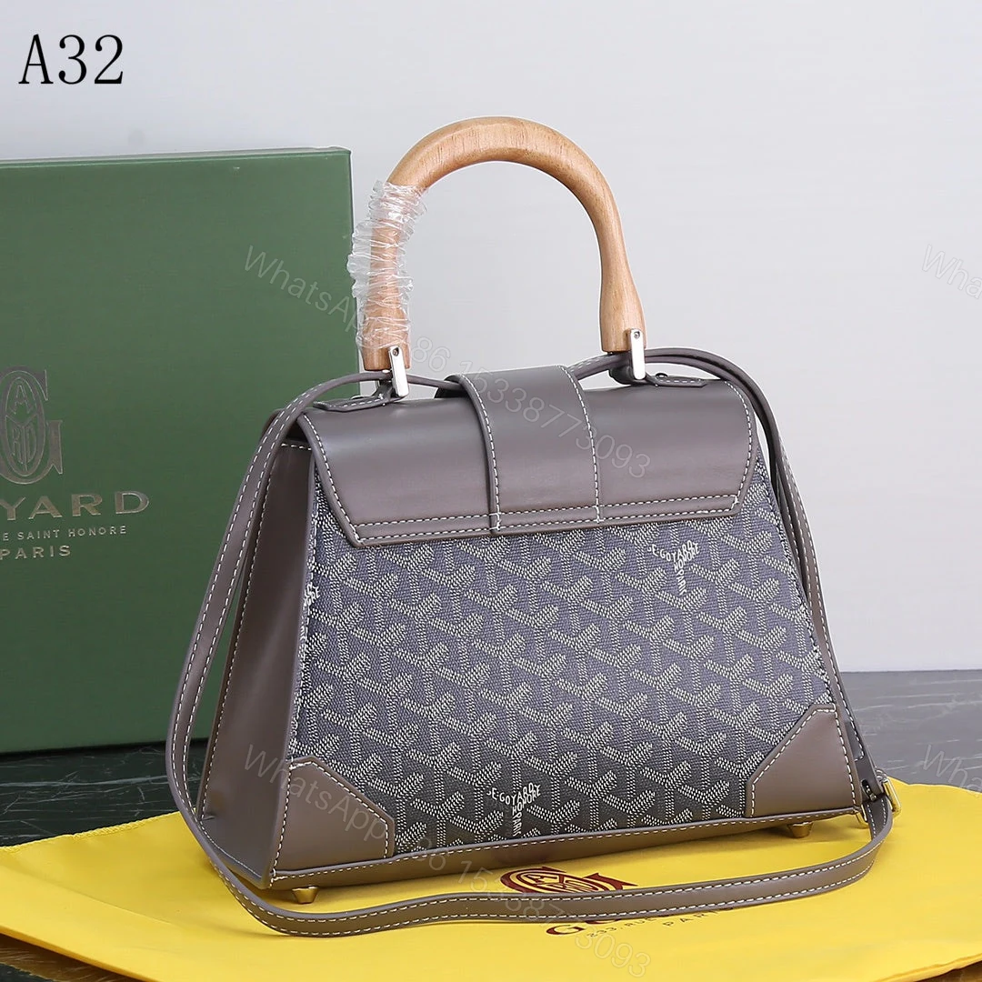 View 5 of GOYARD SAIGON PM BAG GREY 20CM