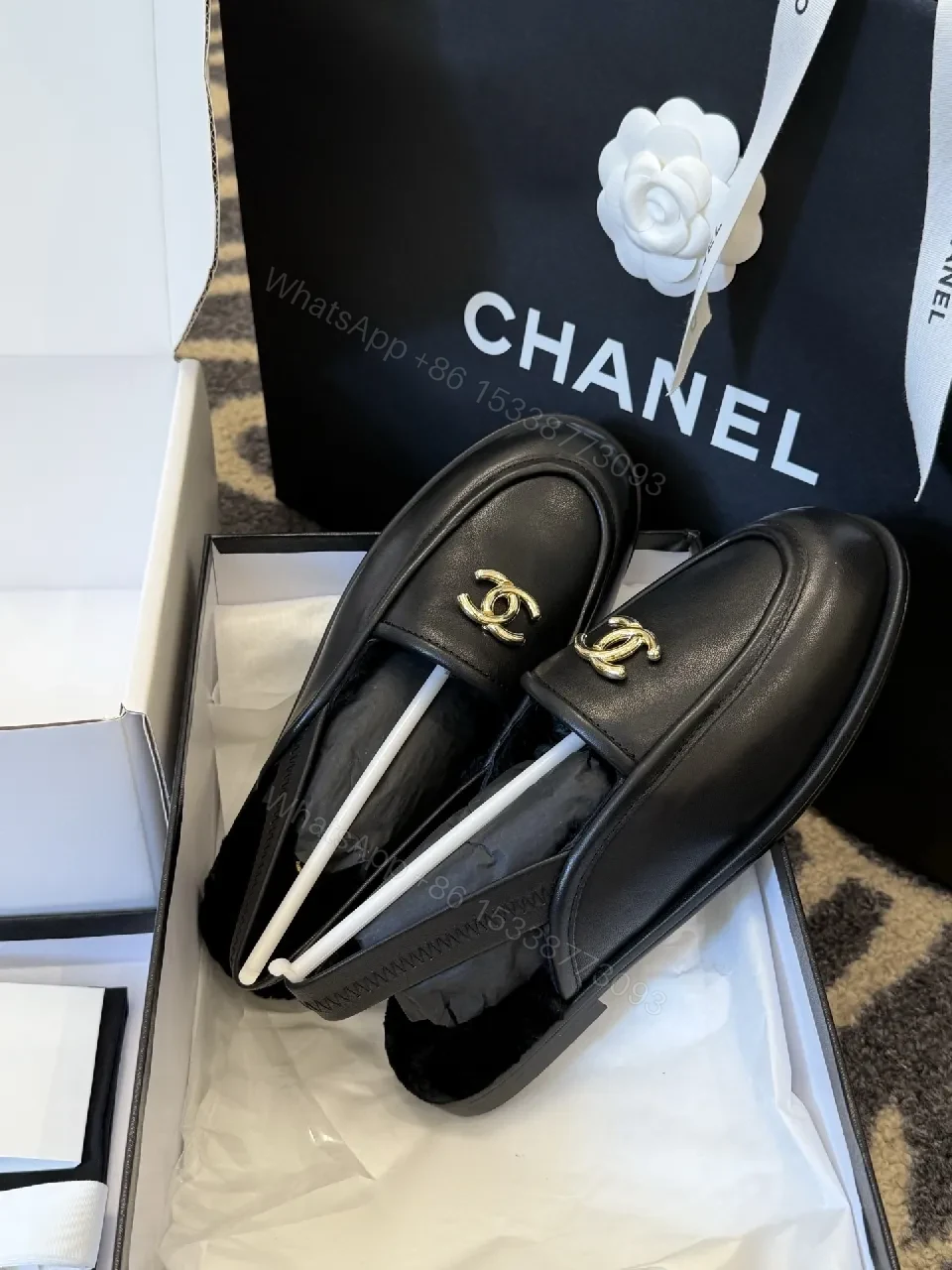 View 2 of Leather Loafers: Gold Emblem, Subtle Power, All-Day Comfort