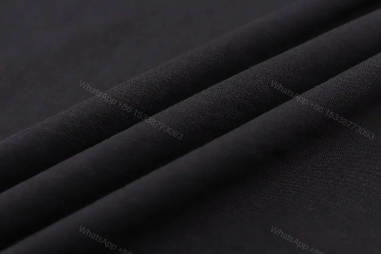 View 3 of Black Cotton Oversized Tee Faded BALENCIAGA Chest Logo T-Shirt
