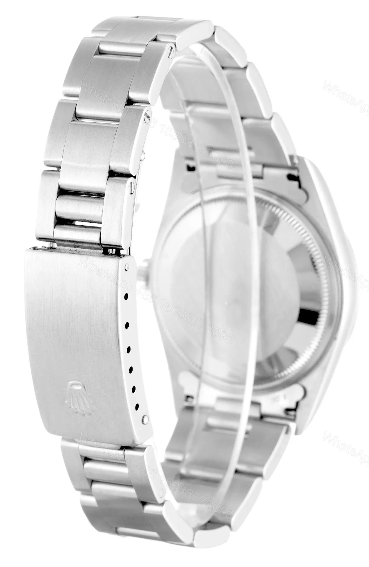 View 3 of Replica Rolex Oyster Perpetual Date Salmon Dial 15200 34 mm