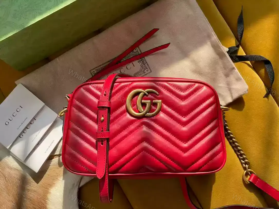 View 2 of GG MARMONT MATELASSÉ SMALL SHOULDER BAG – GBC091