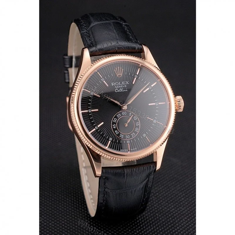 View 3 of Superclone Rolex Cellini Black Dial REP016792