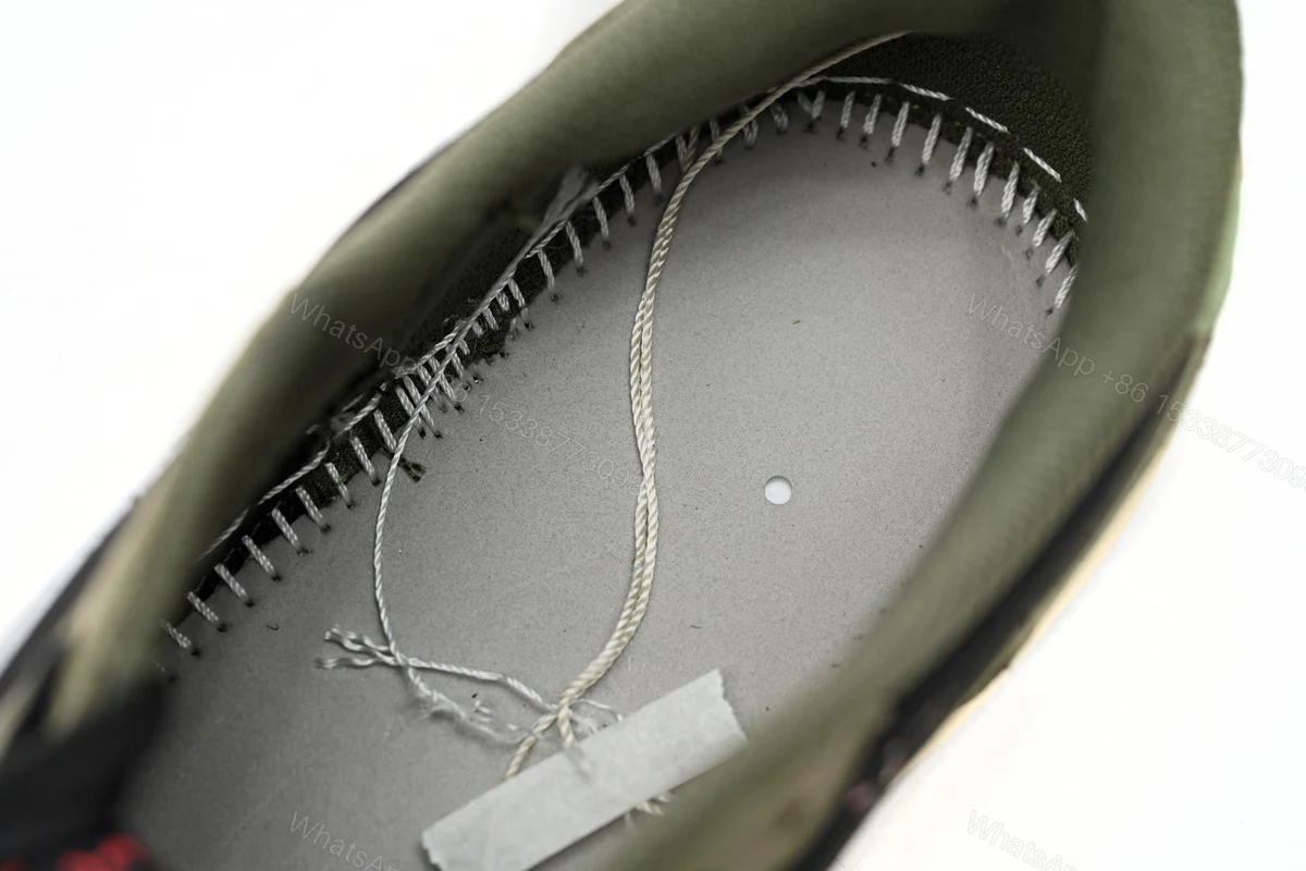 View 9 of Travis Scott x Air Jordan 1 Low Green Barb CQ4277-200