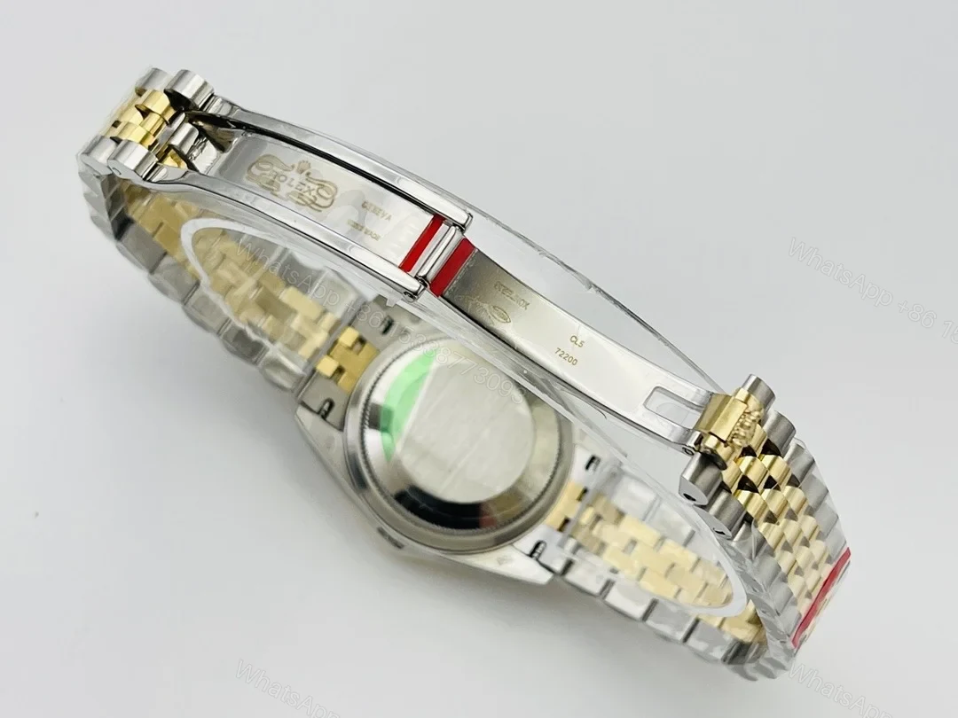 View 7 of Replica Rolex Datejust Gold Palm Motif Dial 126233 36 mm