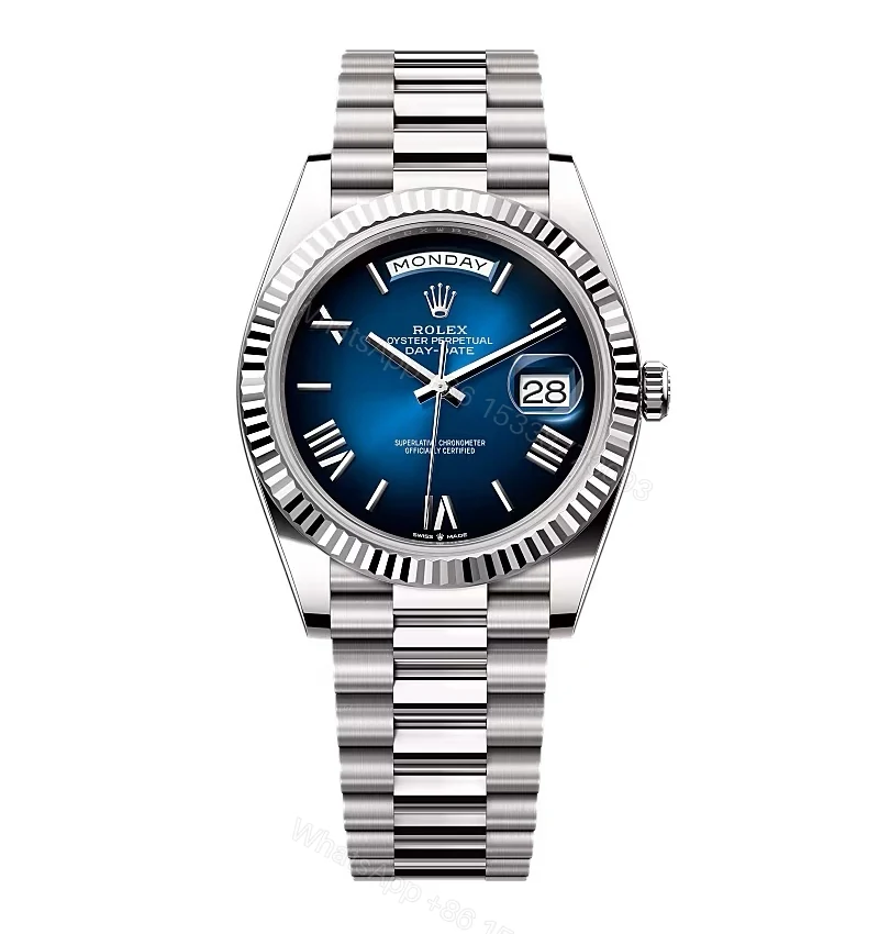 Superclone Rolex Day-Date Blue Ombré Dial 228239-0076 40 mm — view 1