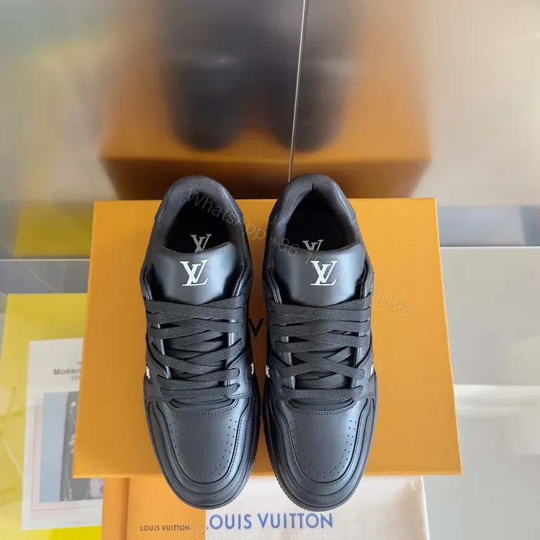 Premium LV Detail High-Top Sneakers: Luxe Craftsmanship — view 1