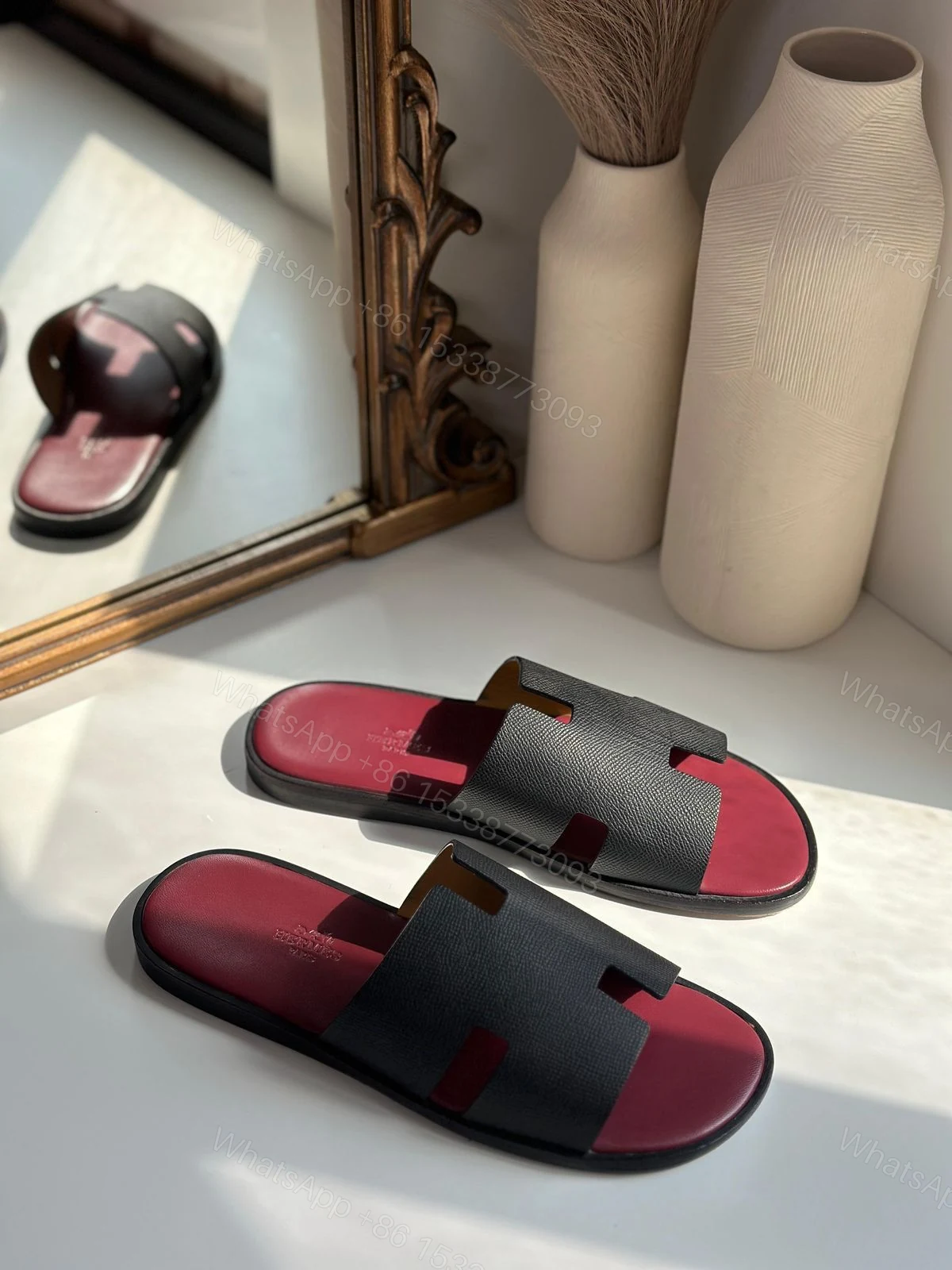 View 14 of First Copy Hermès Oran Sandals for Men