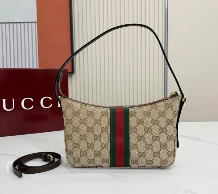 View 3 of Gucci Faux Lunetta Small Crossbody Bag 86340