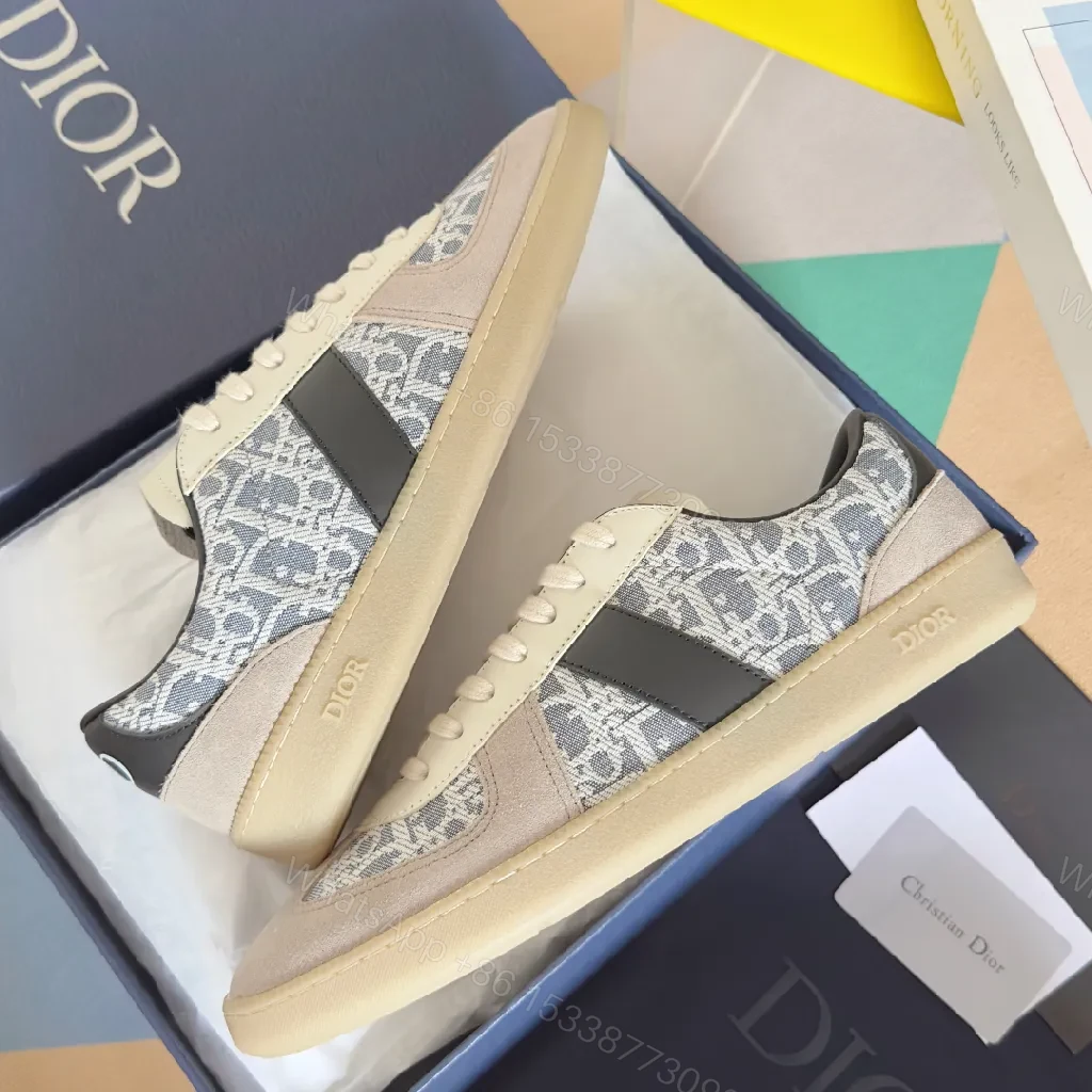 View 9 of Chic Beige Suede-Trim Designer-Inspired Sneakers