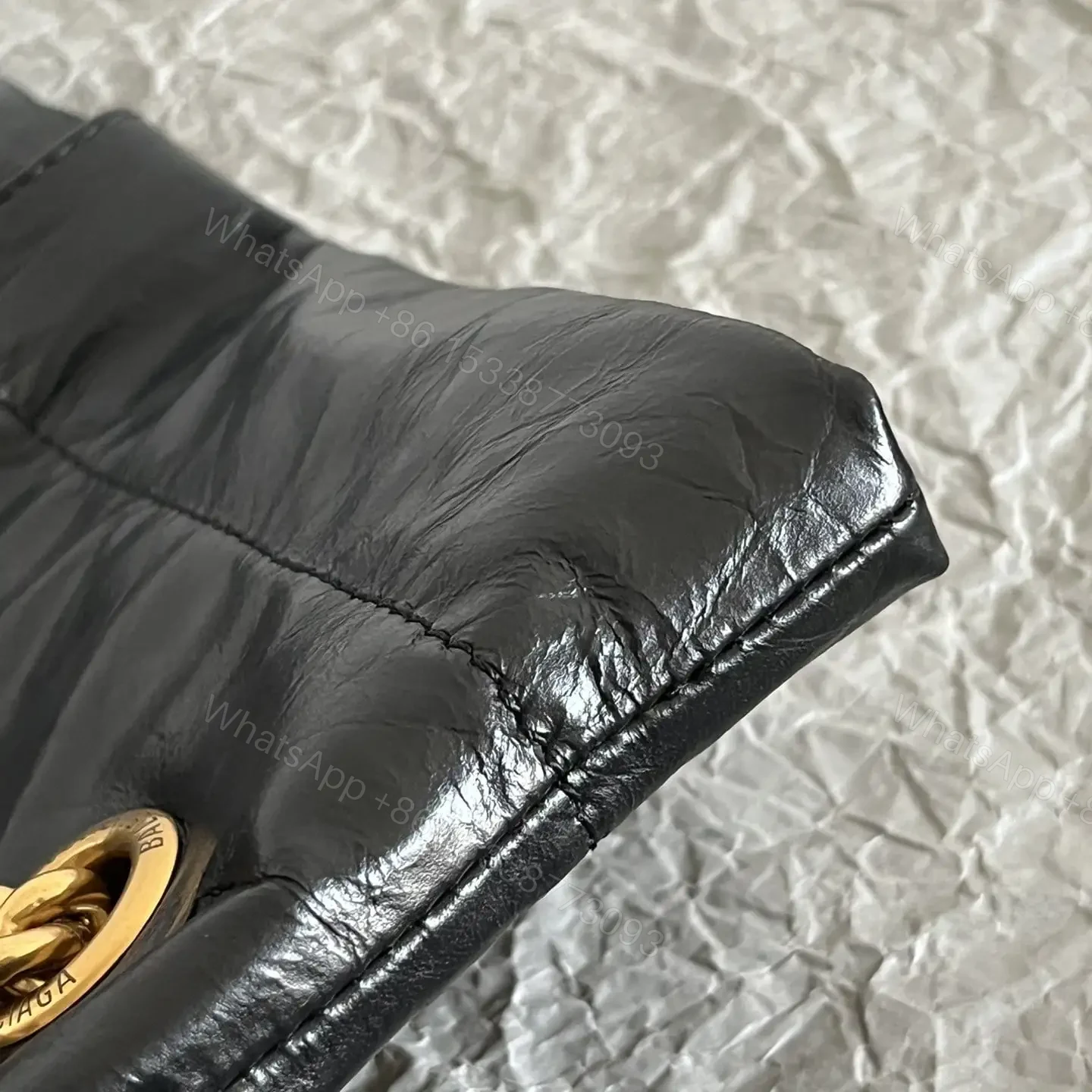 View 14 of 高仿Balenciaga2023年新款Crushtote垃圾袋小號