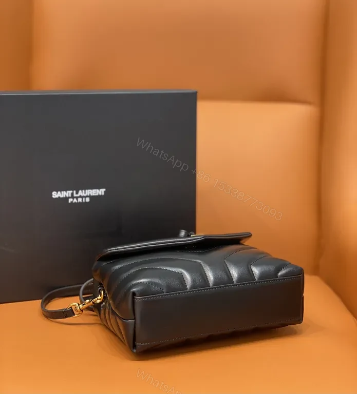 View 6 of Chic Black Quilted Leather Shoulder Bag â€” Timeless Everyday Luxury