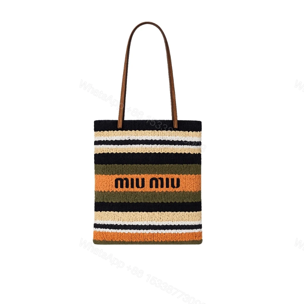 Miumiu Crochet Tote Bag Multicolor 38Cm — view 1