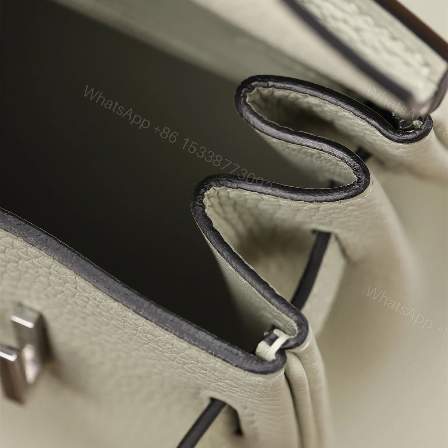 View 22 of 高仿Hermes*Birkin25Togo牛皮水晶灰銀扣/純手工