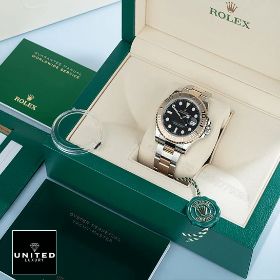 View 5 of Rolex Yacht-Master 116621-0002 Rose Gold Automatic Brown Dial Replica