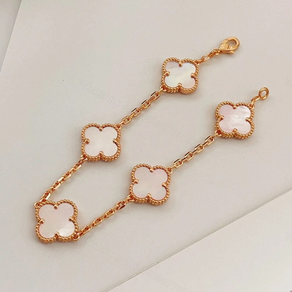 View 2 of 高仿首飾VanCleef&Arpels*RP39D00水晶石黃金手鏈