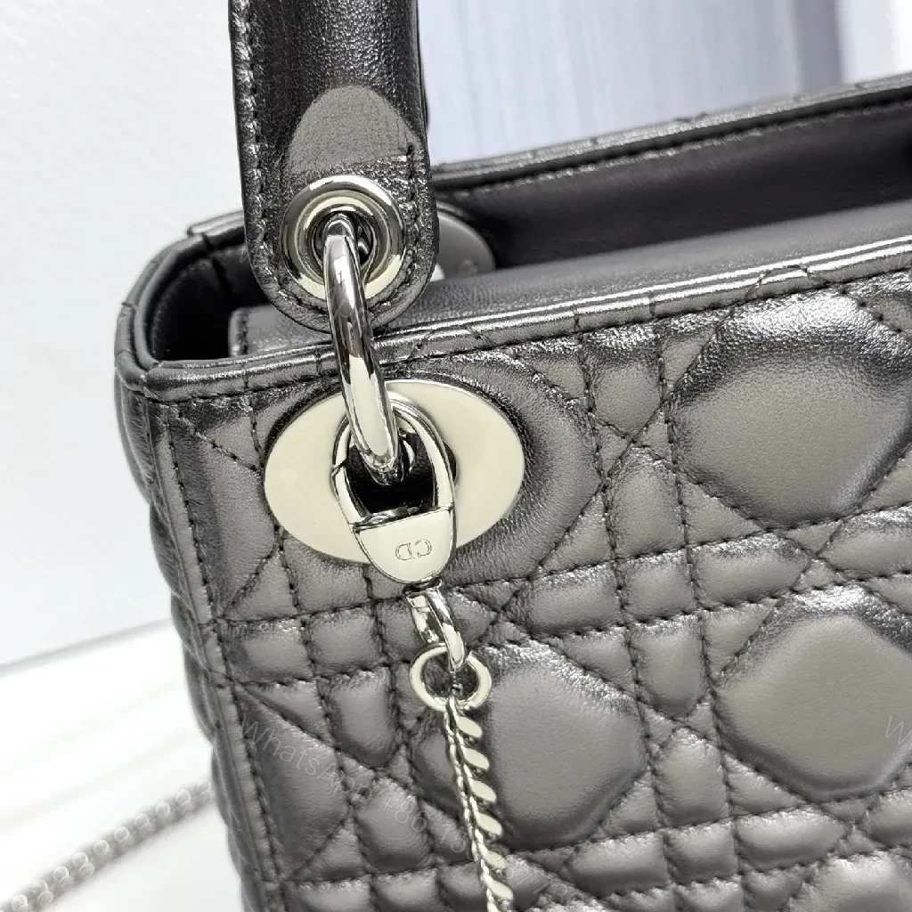 View 4 of Quilted Calfskin Mini Satchel: Luxe City Accessory
