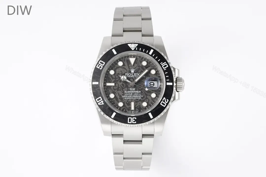 GM Factory Clean Factory ROLEX DIW Submariner Parakeet Black Watch — view 1